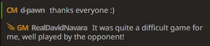 chat with david on Lichess