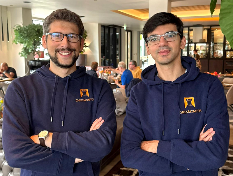 The new ChessMonitor team (Thomas, Anish)
