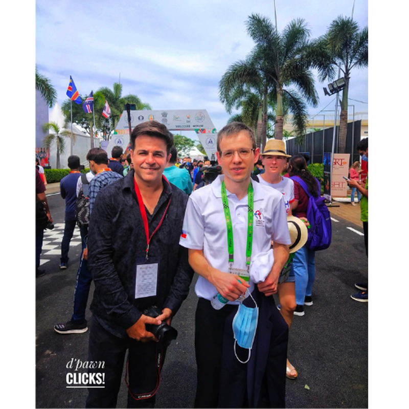 with GM David Navara of Czech Republic !