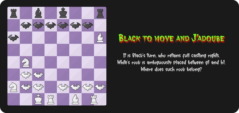 Black to move and J'adoube