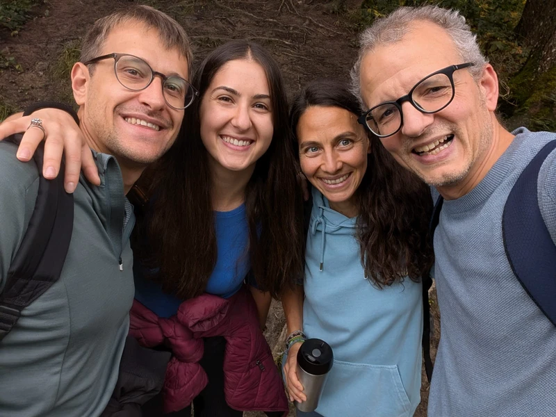 From a walk together with Dror, his wife Florence and my Fiancée Alessia
