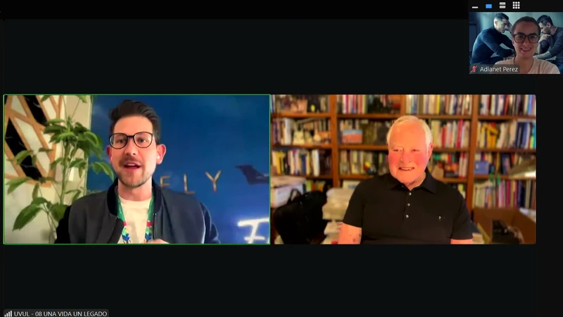 Sesión en Una Vida un Legado (UVUL) con los mentores Brian Tracy y Spencer Hoffmann