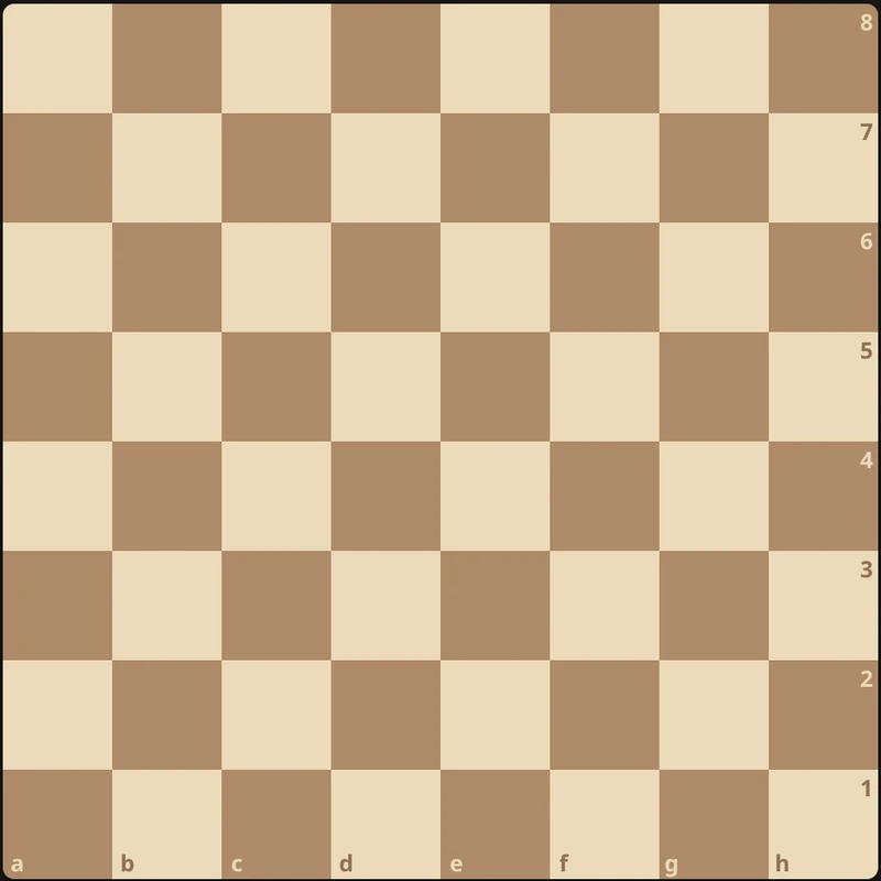 An empty board, ideal for thinking!