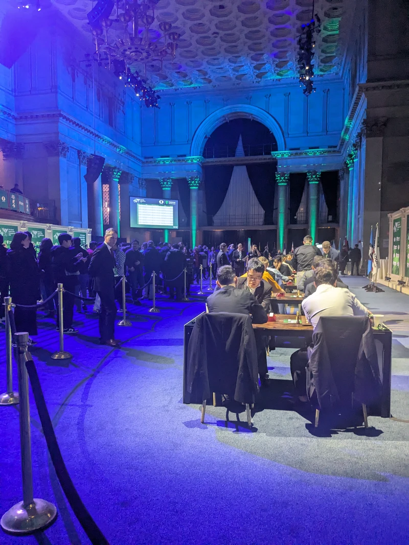 The playing hall. Photo by author