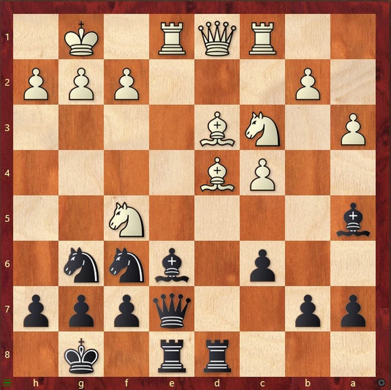 How should White react?