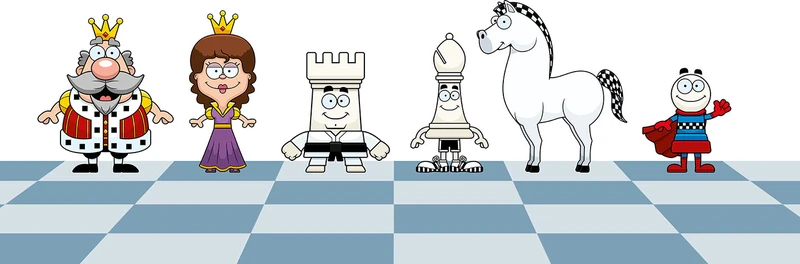 Developing new cartoon chess pieces was the first step. Not surprisingly, kids love cartoons.