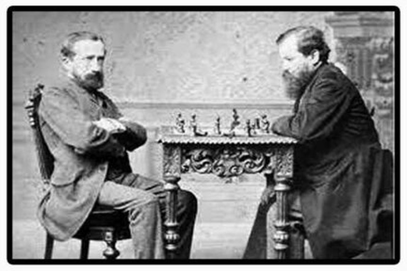 First World Chess Championship Wilhelm Steinitz vs Johannes Zukertort in 1886