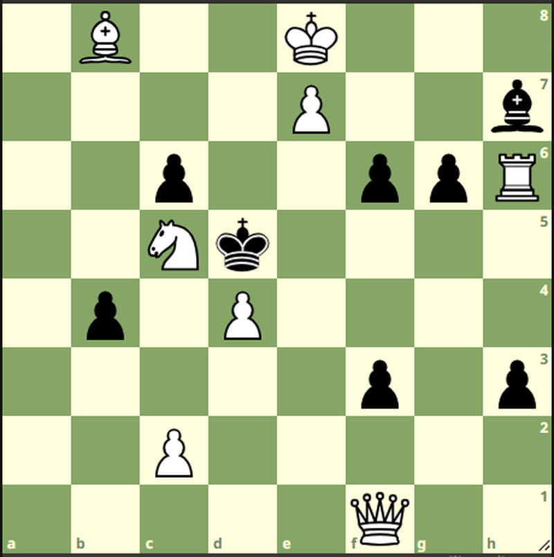 Jogam as brancas e dão mate em 3 lances (Puzzle de British Chess Magazine)