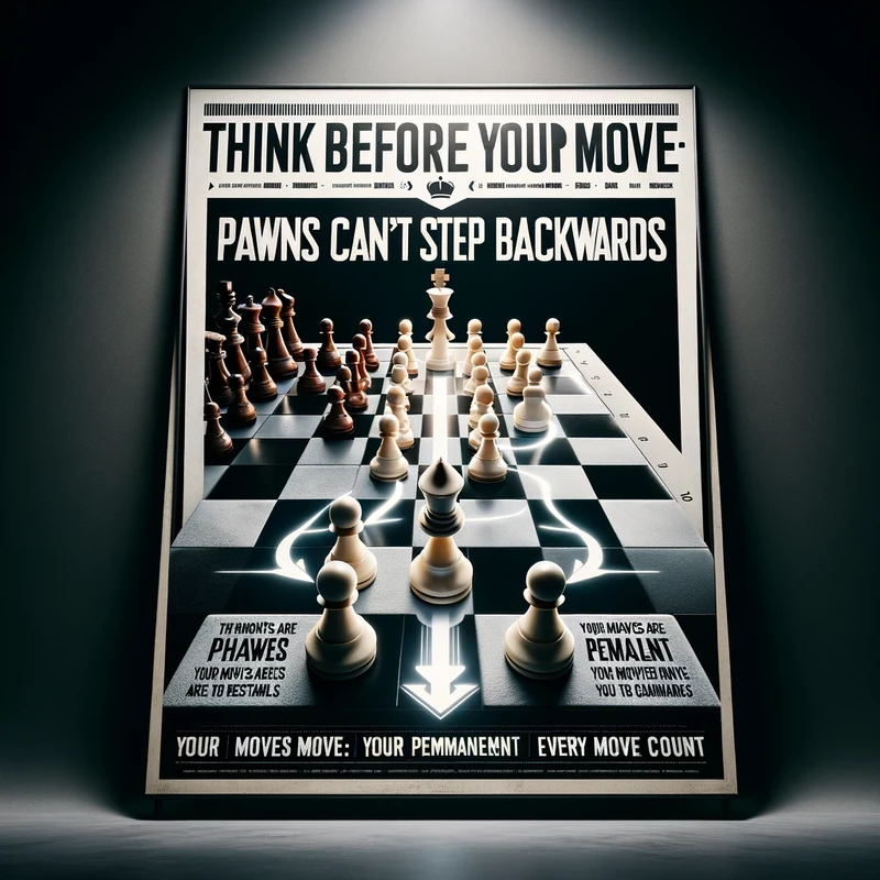 Pawns cant step back