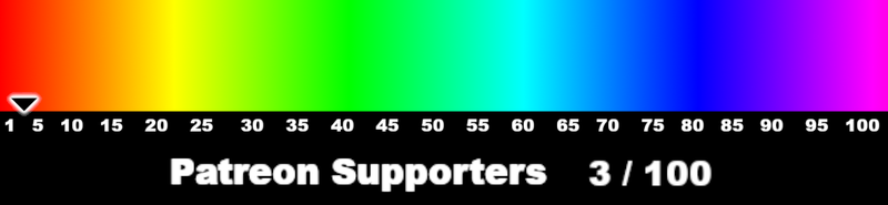 3 out of 100 patreons