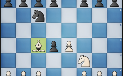 Position arising after the Scotch Gambit