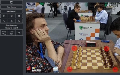 Hans vs Rinat with ChessCam