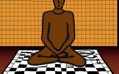chess player meditating