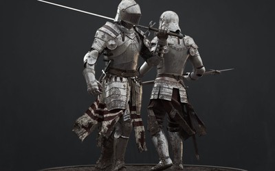 Two Knights Defending Each Other