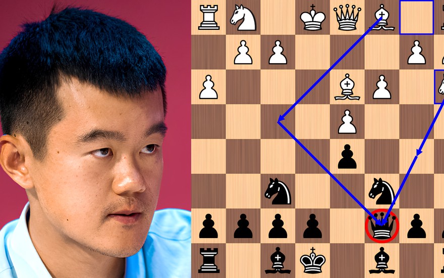 Chess-Network's Blog • Ding Liren defeats Caruana with the Caro-Kann •