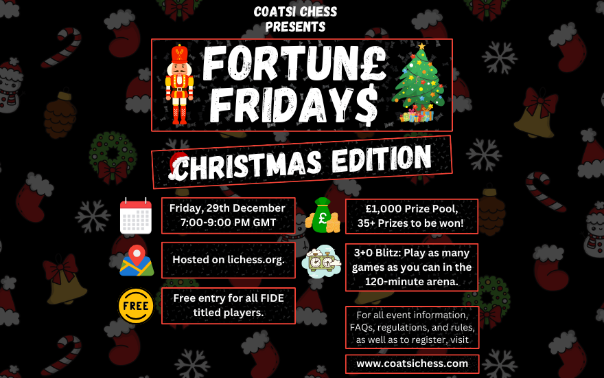Fortun£ Friday$ Christmas Edition Poster