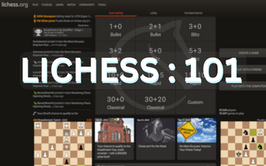 How to Use Lichess Puzzle Racer (a short tutorial)