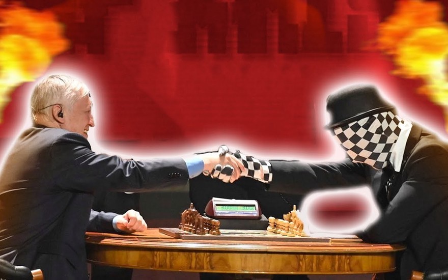 Karpov vs Rey Enigma!!! #chess #reyengima #reyenigma #karpov