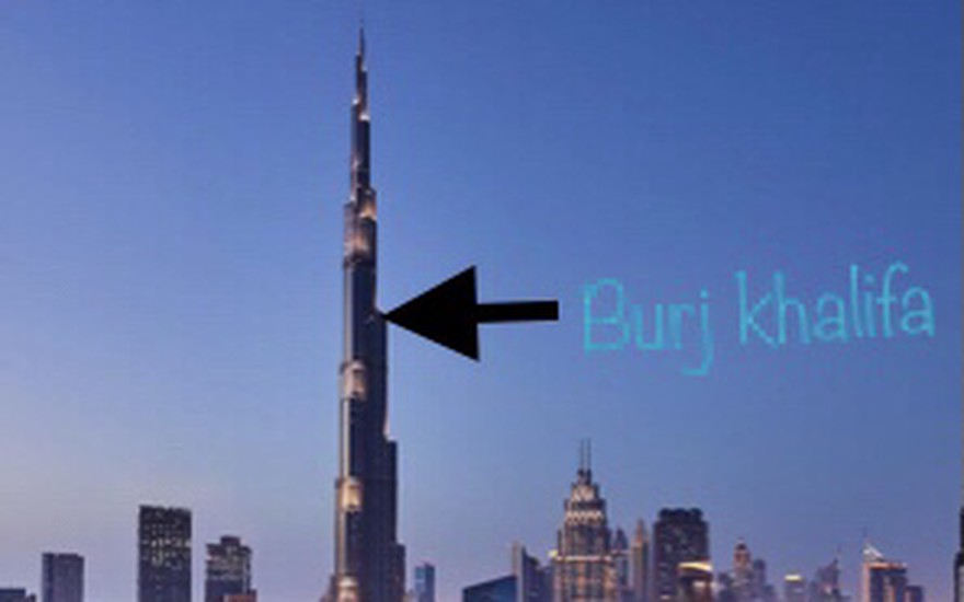Burj khalifa. ( DUBAI)