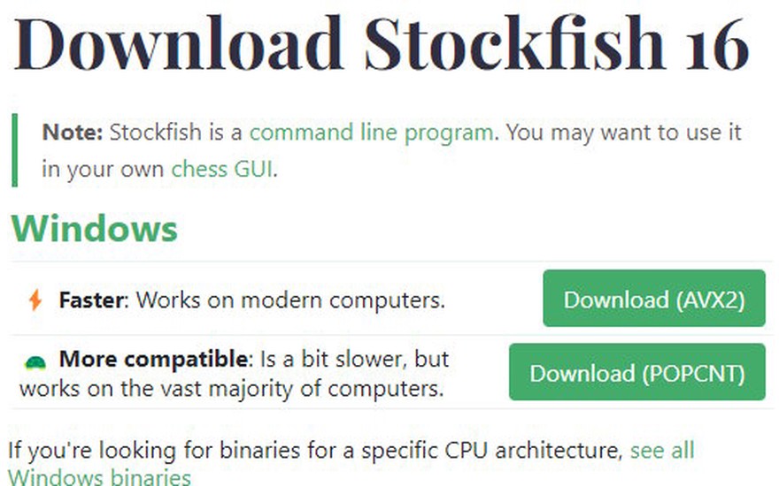 Use The Latest And Most Powerful Version Of Stockfish Right On