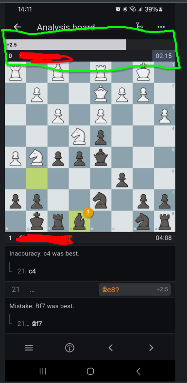 evaluation bar color change • page 1/1 • Lichess Feedback • lichess.org